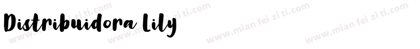 Distribuidora Lily字体转换